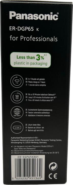 Produktbild Panasonic ER-DGP65
