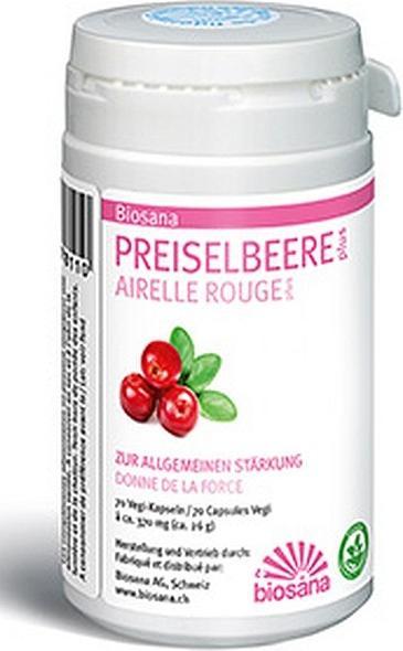 Produktbild Biosana Preiselbeere plus 370mg (70 Stück, Kapseln, 46 g)