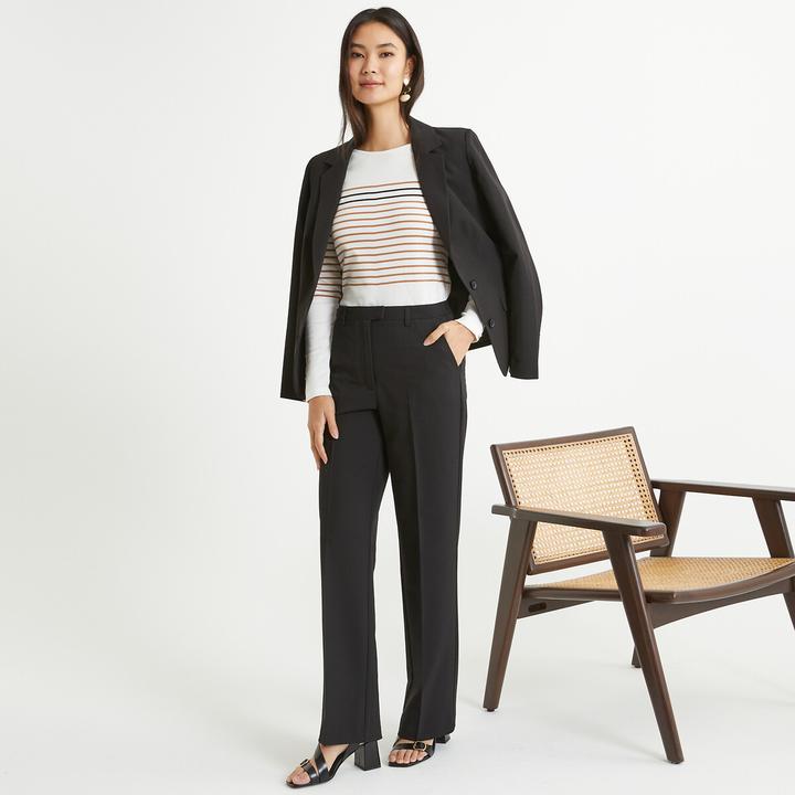 Immagine prodotto Anne Weyburn Camicia a righe a girocollo con maniche lunghe (W36/L38)