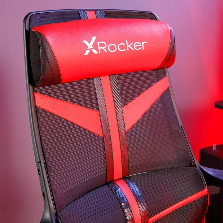 Image du produit X Rocker Chaise de jeu compacte Helix Rouge