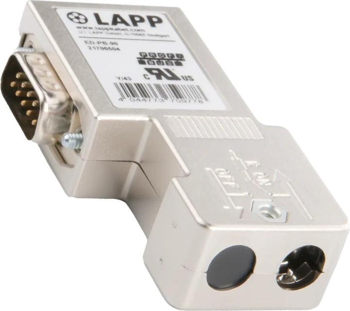 Image du produit Lapp câble EPIC® Data PROFIBUS Connecteur avec raccordement vissé EPIC® ED-PB-90-S Contenu : 1 pc.