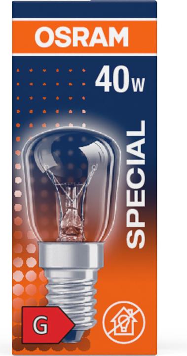 Immagine prodotto Osram FORNO SPECIALE T CL 40W 230V E14 (E14, 40 W, 300 lm, 1 x, G)