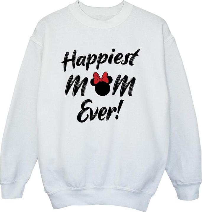 Disney Minnie Mouse Happiest Mom Ever Sweatshirt Jungen