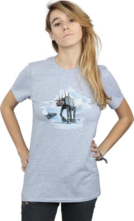 Image du produit Star Wars - T-shirt CHRISTMAS AT-AT REINDEER - Femme (L)