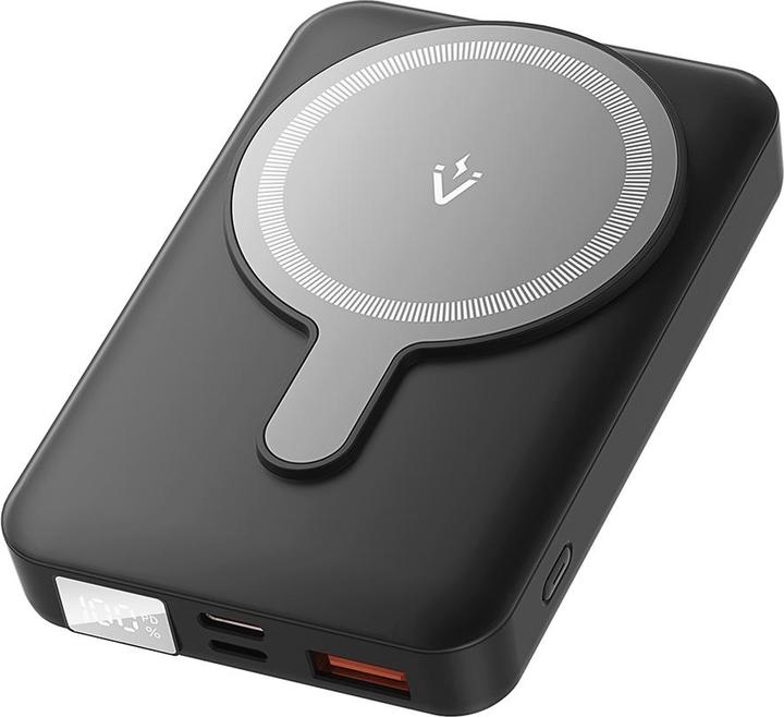 Image du produit Vention 10000mAh Magnetic Wireless Power Bank (USB-C + Lightning + USB-C + USB-A +Wireless) 22.5W Black LED (10000 mAh, 38.50 Wh)