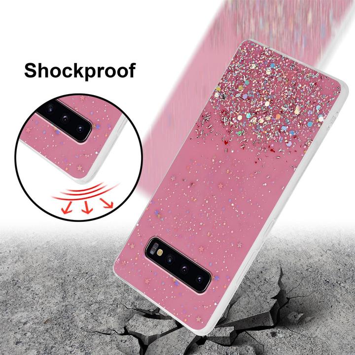 Produktbild Cadorabo TPU Cover funkelnder Glitter (Samsung Galaxy S10)