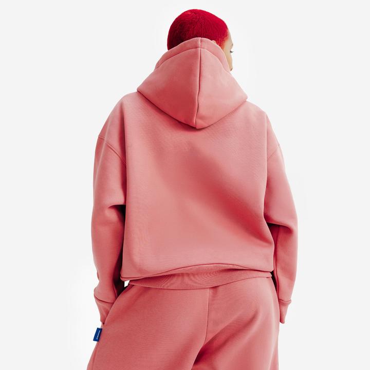 Actual product image Decathlon Women's hoodie, Elementals, pink (XS)