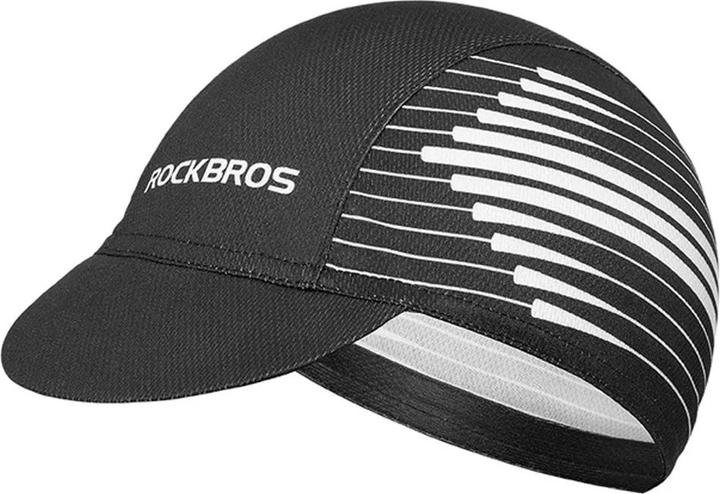 Actual product image Rockbros MZ10023 cycling cap with peak - black (One size)