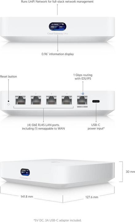 Immagine prodotto Ubiquiti Cloud Gateway Ultra