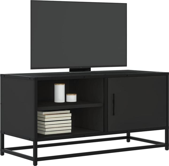Productafbeelding VidaXL TV-meubel Lowboard TV-meubel TV-tafel Houtmateriaal Metaal (80 x 34,5 x 40 cm)