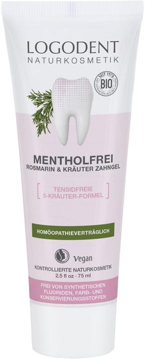 Image du produit Logona Gel dentaire au romarin et aux herbes sans menthol (75 ml)