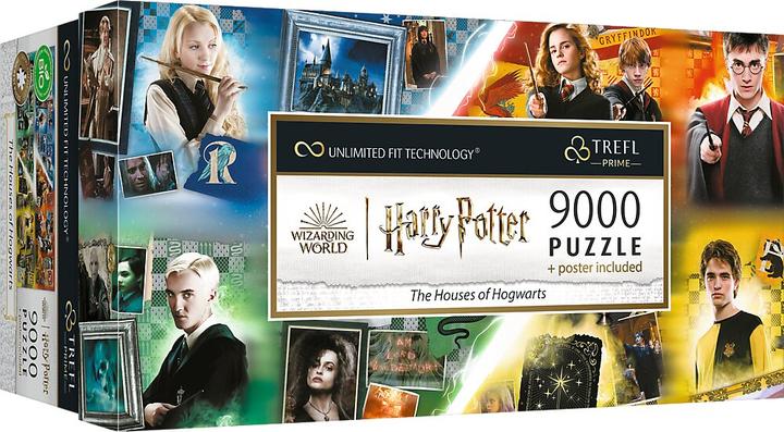 Actual product image Trefl Harry Potter - The Hogwarts Houses (9000 pieces)