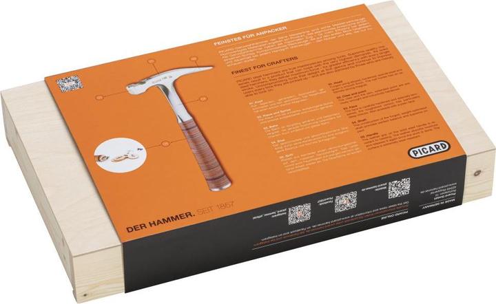 Immagine prodotto Picard Martello da slitta interamente in acciaio, versione leggera n. 790 1/2 pista liscia in valigetta di