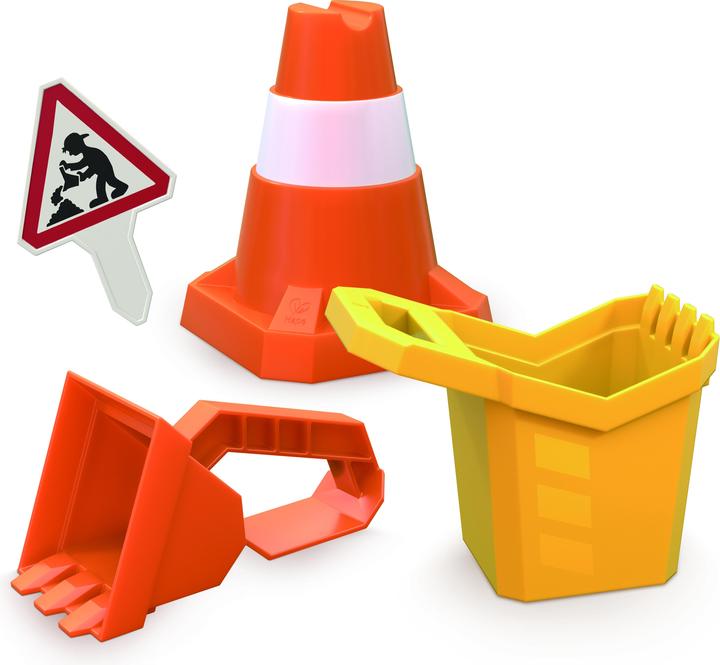 Hape Sandspielzeug-Set „Baustelle“