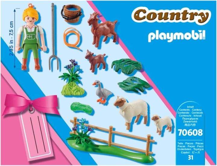 Actual product image Playmobil 70608 Gift set farmer with meadow animals (70608, Playmobil Country)