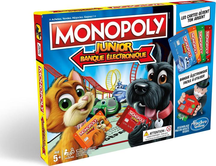 Actual product image Hasbro Monopoly Junior Banque electronique F (French)