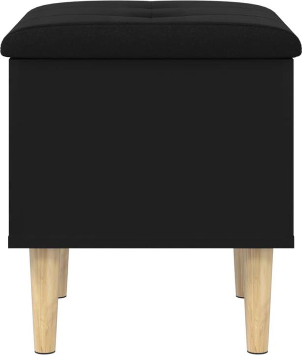 Actual product image VidaXL Bench with storage space black 42x42x46 cm (42 cm)
