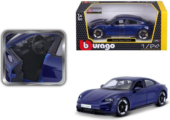 Actual product image Bburago Porsche Taycan Turbo S