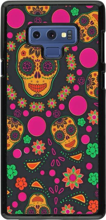 Produktbild PhoneLook Hülle Halloween 22 colorful mexican skulls (Samsung Galaxy Note 9)