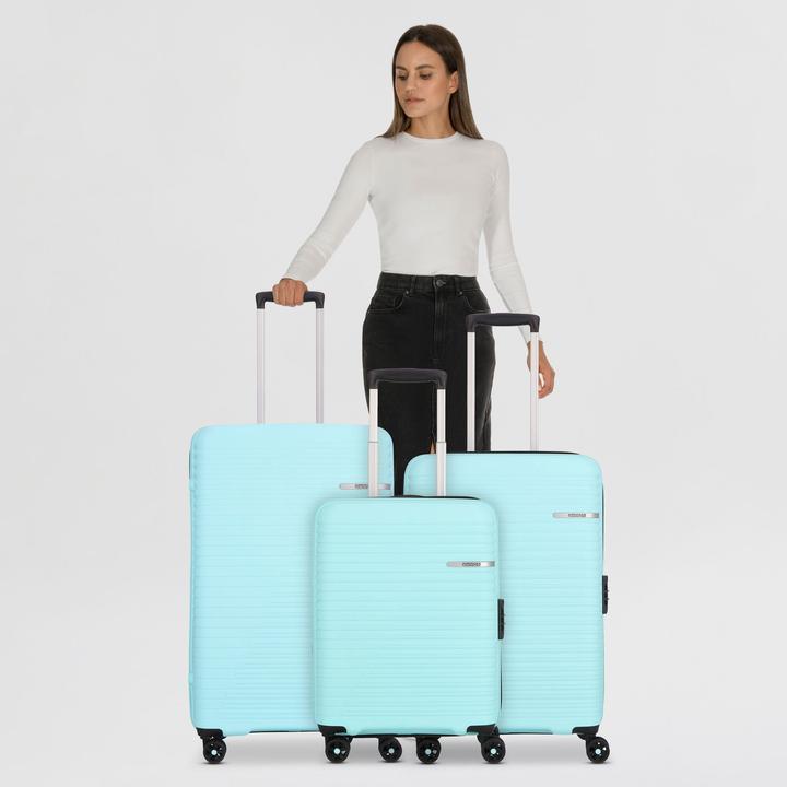 Immagine prodotto American Tourister Liftoff 4 Rollen Kofferset 3-teilig mit Dehnfalte (208 l, XL (da 115l))
