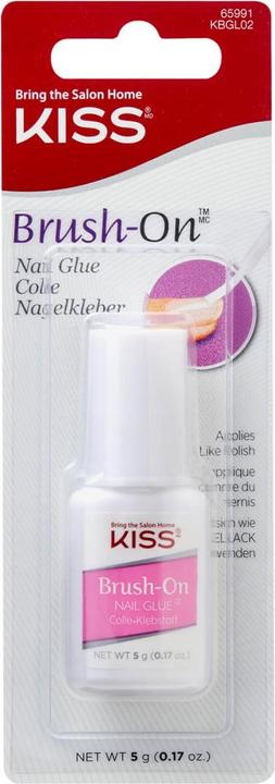 KISS Lightning Speed Brush-on (Nagelkleber, Clear)