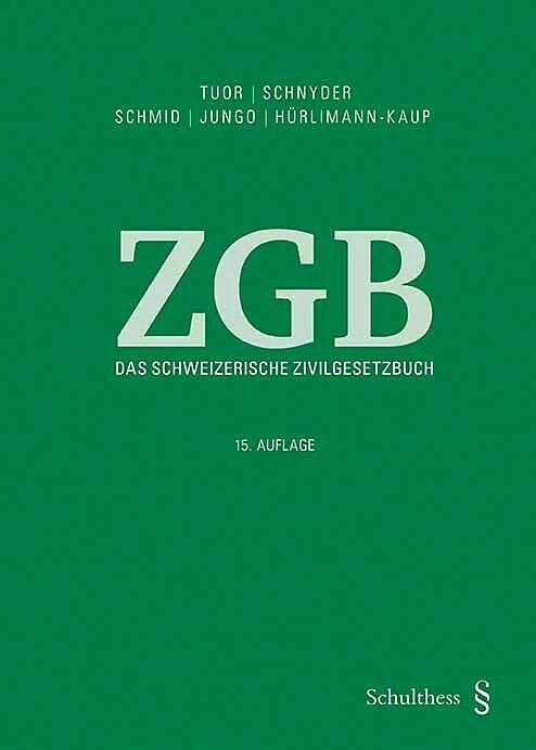 Image du produit Das Schweizerische Zivilgesetzbuch (Allemand, Alexandra Jungo, Pierre Tuor, Bernhard Schnyder, Bettina Hürlimann-Kaup, Jörg Schmid, 2023)
