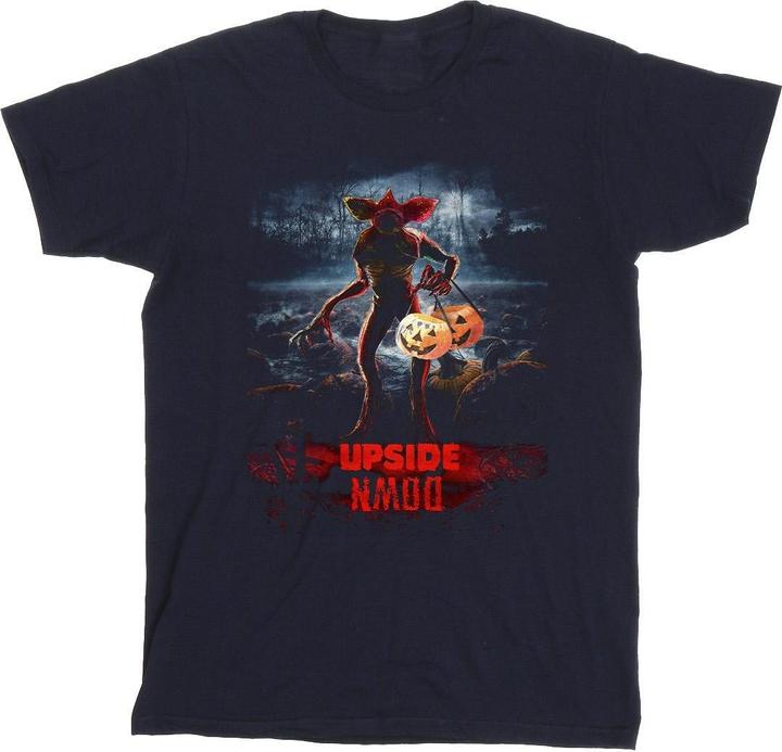 Immagine prodotto Netflix Stranger Things Pumpkin Upside Down Maglietta Uomo (M)