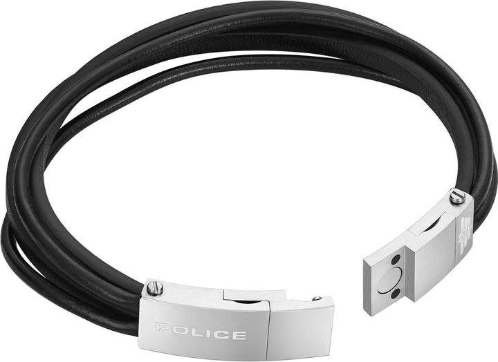 Produktbild Police Gozo II Armband (21 cm, Edelstahl, Leder)