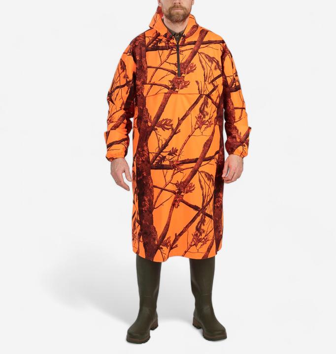 Produktbild Solognac Regenponcho 500 camouflage / orange