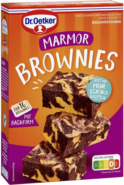 Image du produit Dr. Oetker Brownies au marbre (456 g)