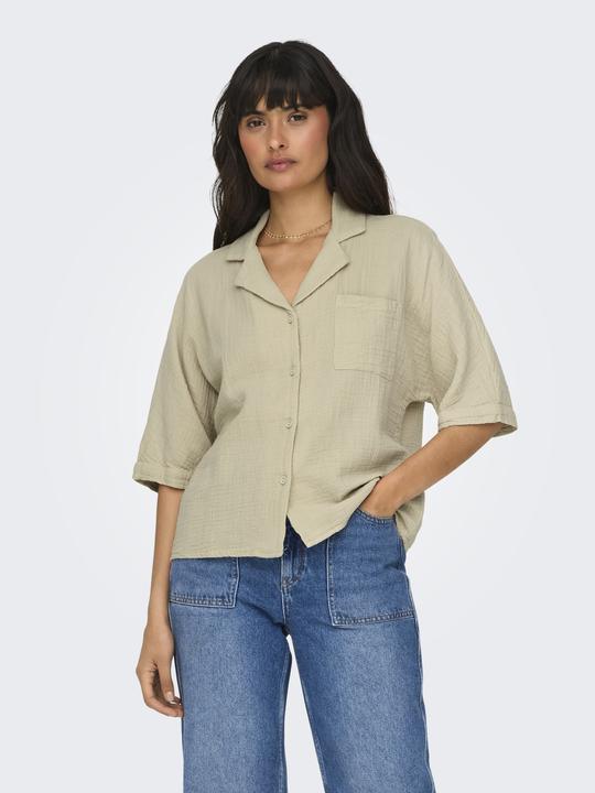 Actual product image Only Regular fit button-down collar shirt Shirt (XS)