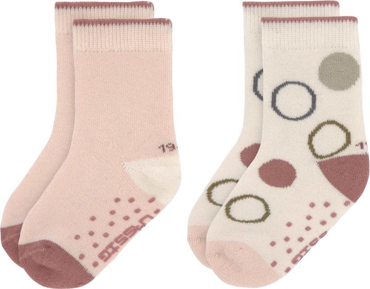 Image du produit Lässig Chaussettes antidérapantes Anti Slip 2 pcs. Powder Pink / taille 27-30 (lot de 2, 27 - 30)