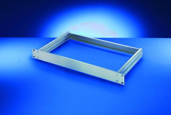 Produktbild Schroff 19"- Einschub Aluminium (Grundbausatz) - MULTIPAC GRUNDAUSB.4HE 280T