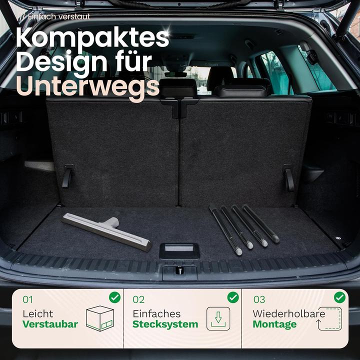 Immagine prodotto Novaliv 5X Wasserabzieher Boden Dusche Auto mit Teleskop Kunststoff 43cm Duschabzieher Abzieher Dusc