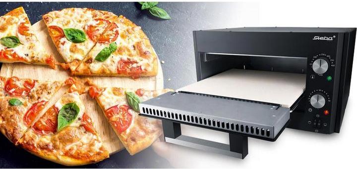 Actual product image Steba Power Pizzabcker schwarz PB 1800 sw (Electric pizza oven)