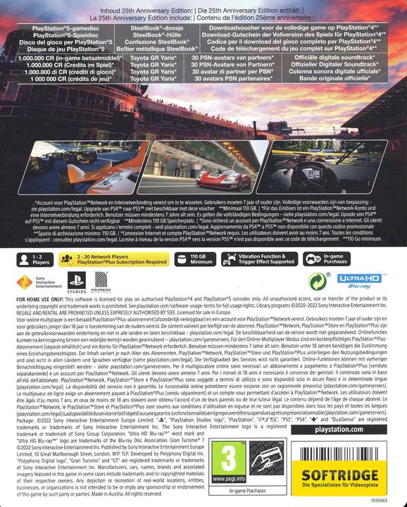Produktbild Sony Gran Turismo 7 - 25th Anniversary Edition (PS5, DE)
