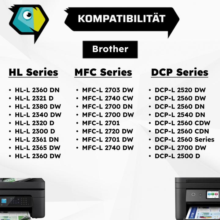 Actual product image Inkadoo Toner Compatible with Brother TN-2320 XXL Toner, Black Black (FC)