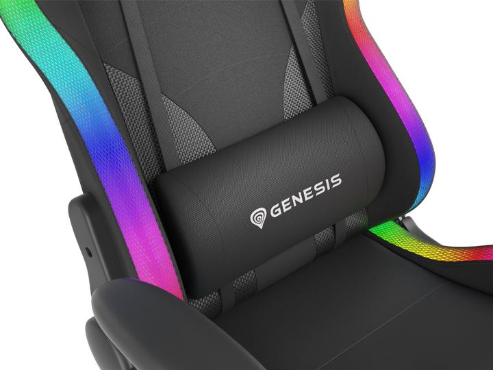Produktbild Genesis Sessel für Spiele NATEC Trit 600 RGB NFG-1577 (schwarze Farbe)