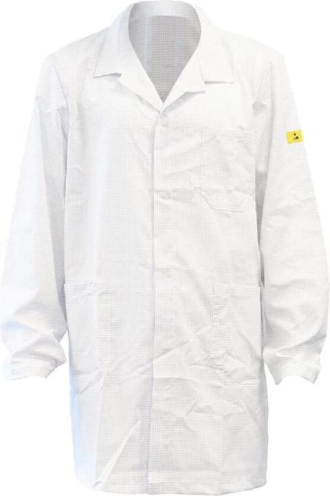 Produktbild NoName ESD Arbeitsmantel weiss, 3/4 Länge Langarm S. (S)