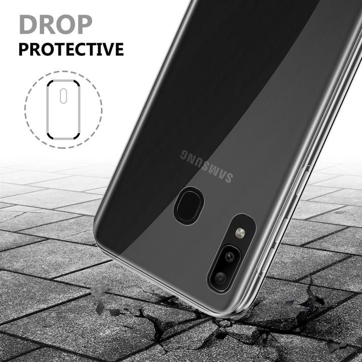 Actual product image Cadorabo TPU 360 Degree Case Cover (Samsung Galaxy A20, TCL A30, Samsung Galaxy M10s)