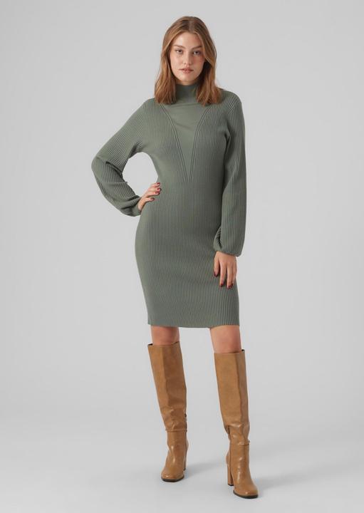Produktbild Vero Moda VMRAINA LS HIGHNECK ABOVE KNEE DRESS GA Strickkleid (XS)