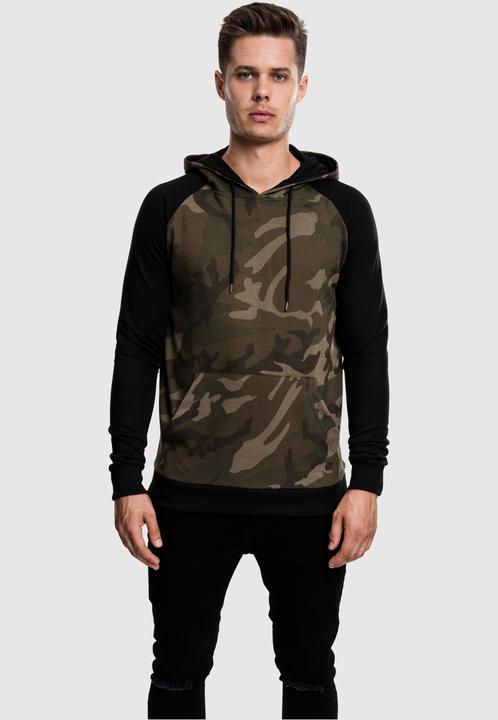 Produktbild Urban Classics Camo Contrast Raglan Hoody (S)