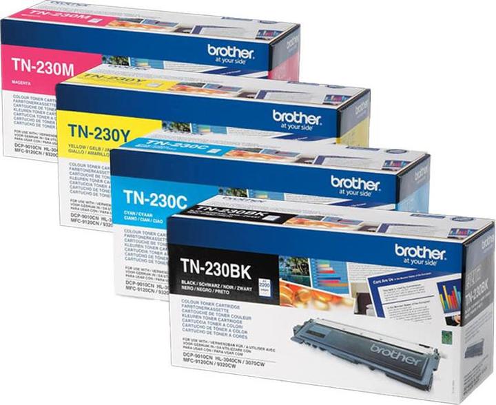Image du produit Brother Toner original SET TN230/TN-230 Set avec les quatre couleurs (M, C, Y, CF)