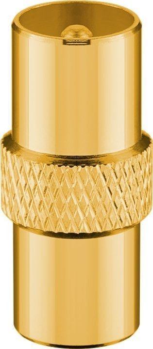 Image du produit Connecteur coaxial mâle-mâle, 9,5 mm (75 dB, Fiches et connecteurs)