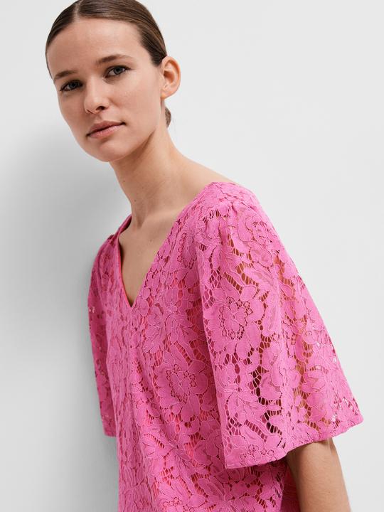 Produktbild Selected Femme Geblümtes Spitzen Midikleid (L)