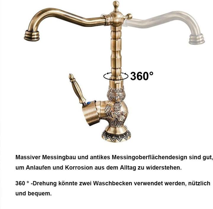 Produktbild Suguword Messing Wasserhahn