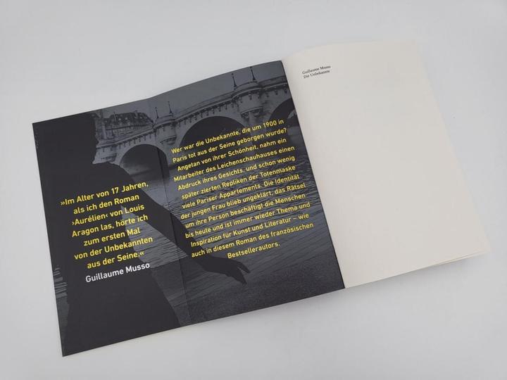 Actual product image Die Unbekannte (German, Guillaume Musso, Eliane Hagedorn, Bettina Runge, 2023)