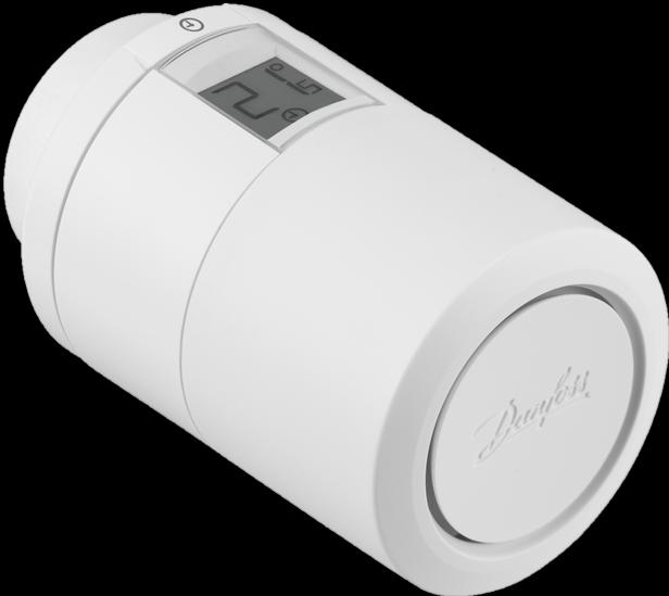 Actual product image Danfoss ECO radio radiator thermostat
