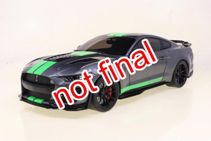 Actual product image Solido 1:18 Ford Mustang GT500 grey