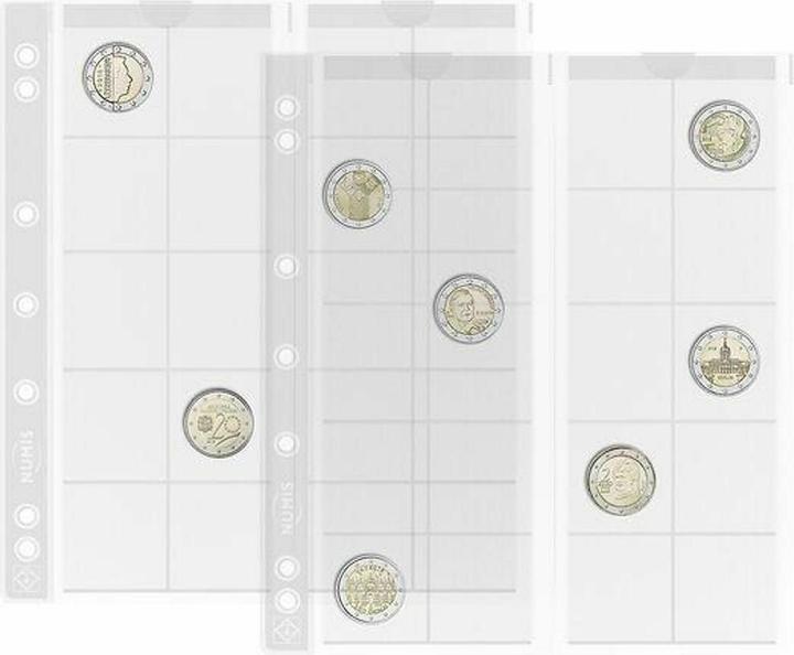 Actual product image Numis coin sleeves 34, pack of 5